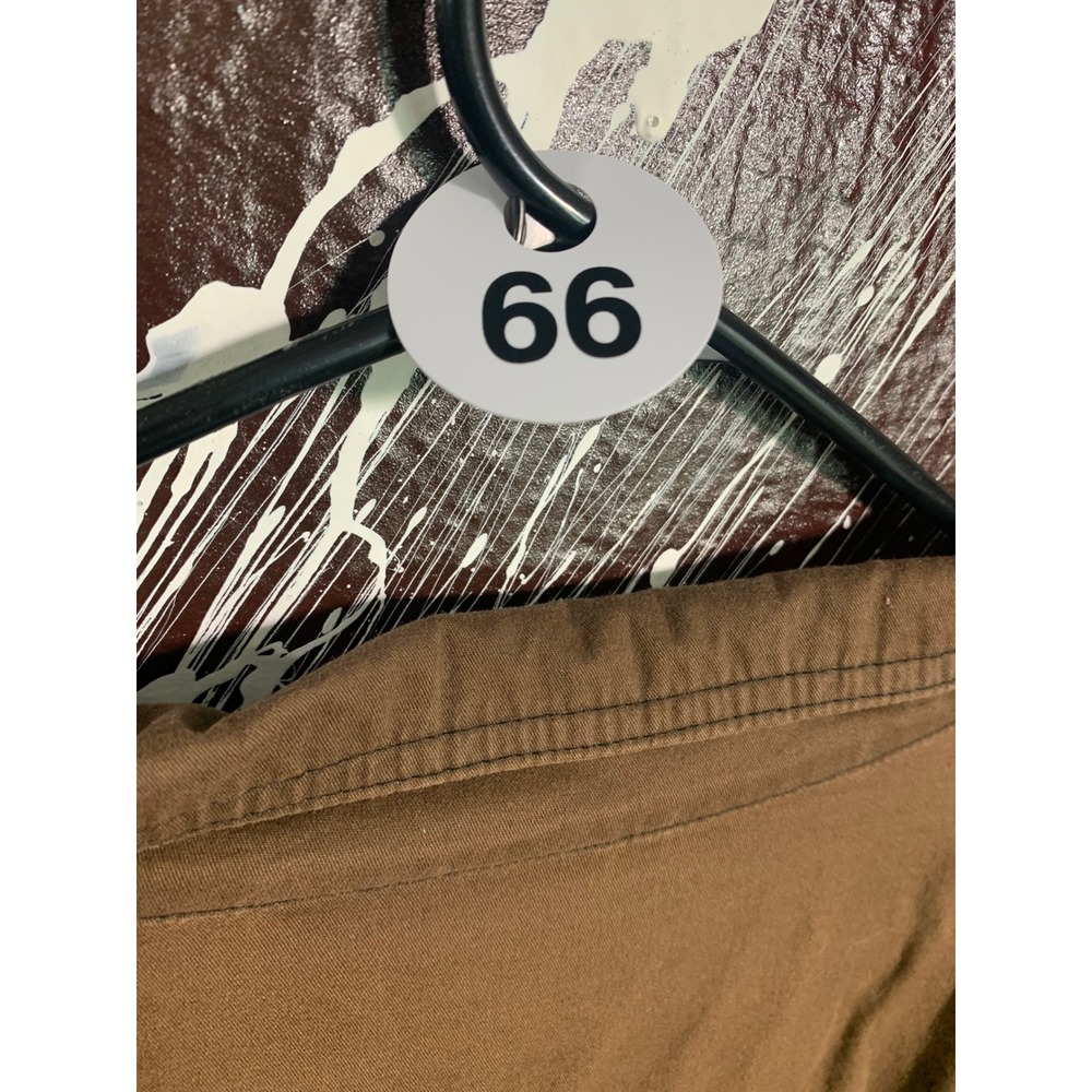 Woman Within Brown Utility Field Jacket Womens Plus 1X 22/24 Button Front Coat - Picture 6 of 6